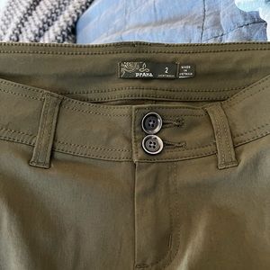 Prana Halle Pant, 2 Short, Army Green